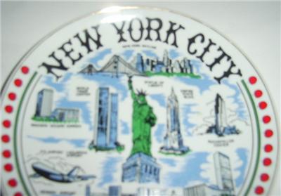 Collectible Advertising on New York Ceramic Collectible Plate By City Merchandise For Sale