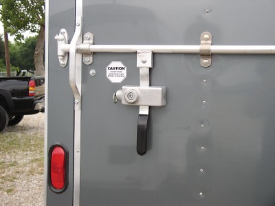 Enclosed Cargo Trailer Door Latch, Trailer Door & Ramp Locking