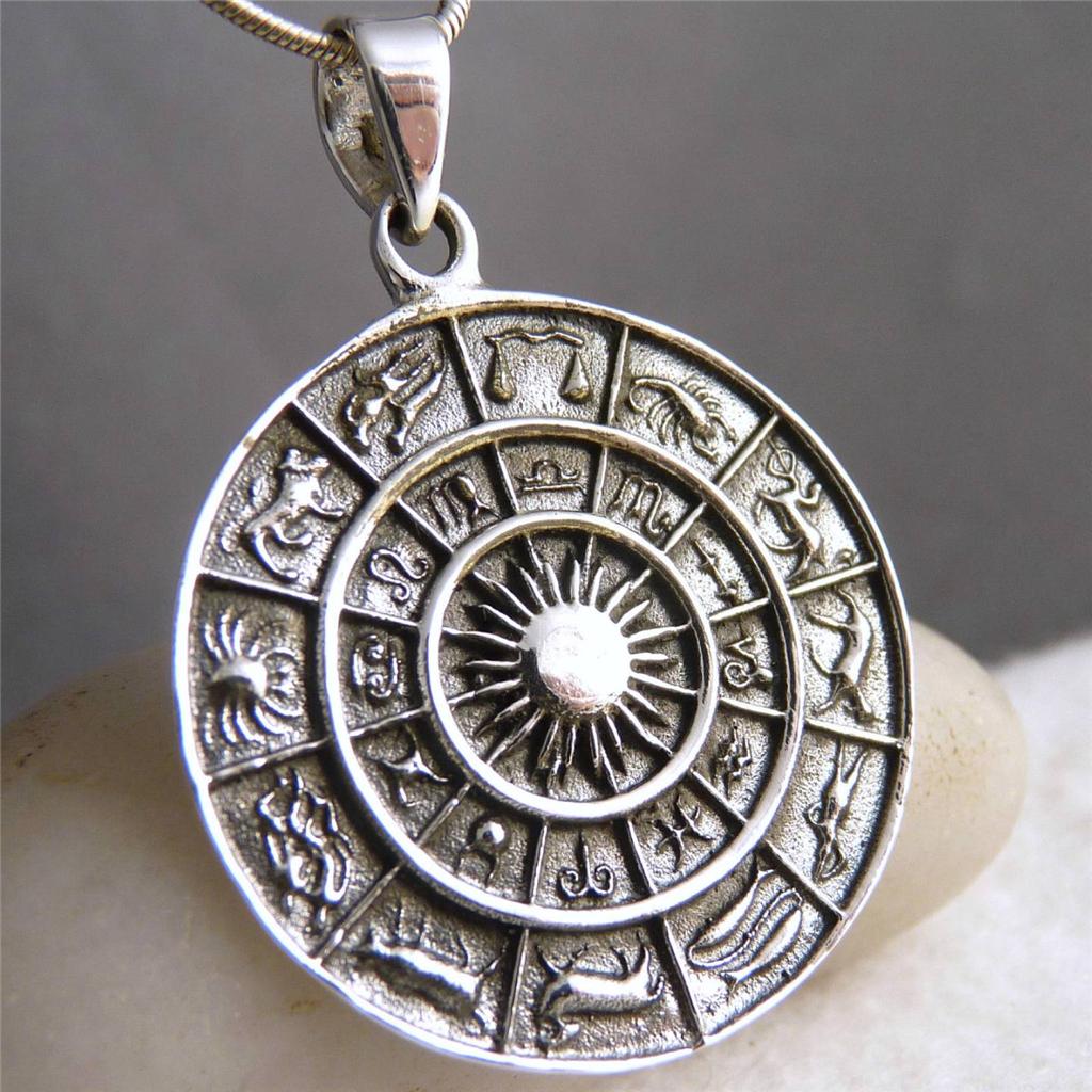 925 Sterling Silver Traditional Zodiac Signs SilverSari Astrology