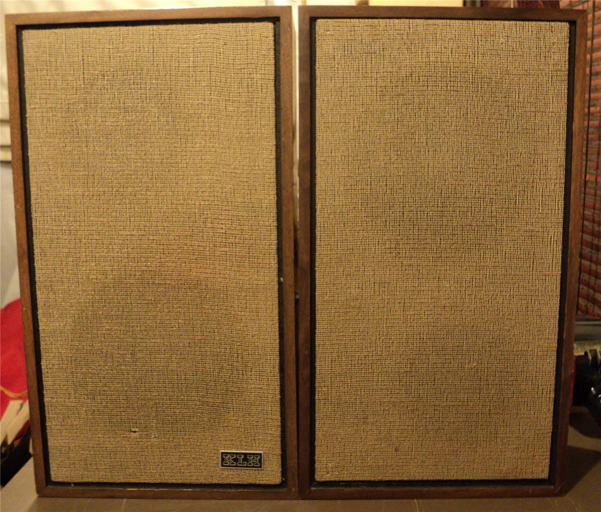 2 VINTAGE ACOUSTIC KLH MODEL 32 SPEAKERS eBay