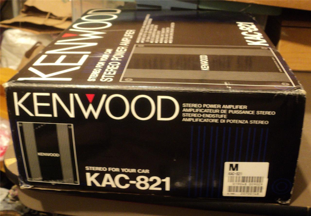 KENWOOD KAC821 STEREO POWER AMPLIFIER FOR YOUR CAR eBay