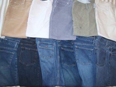 rt 202 Lot 11 womens GAP~JEANS/PANTS/KHAKIS/CAPRIS~ sz.8/ankle pic
