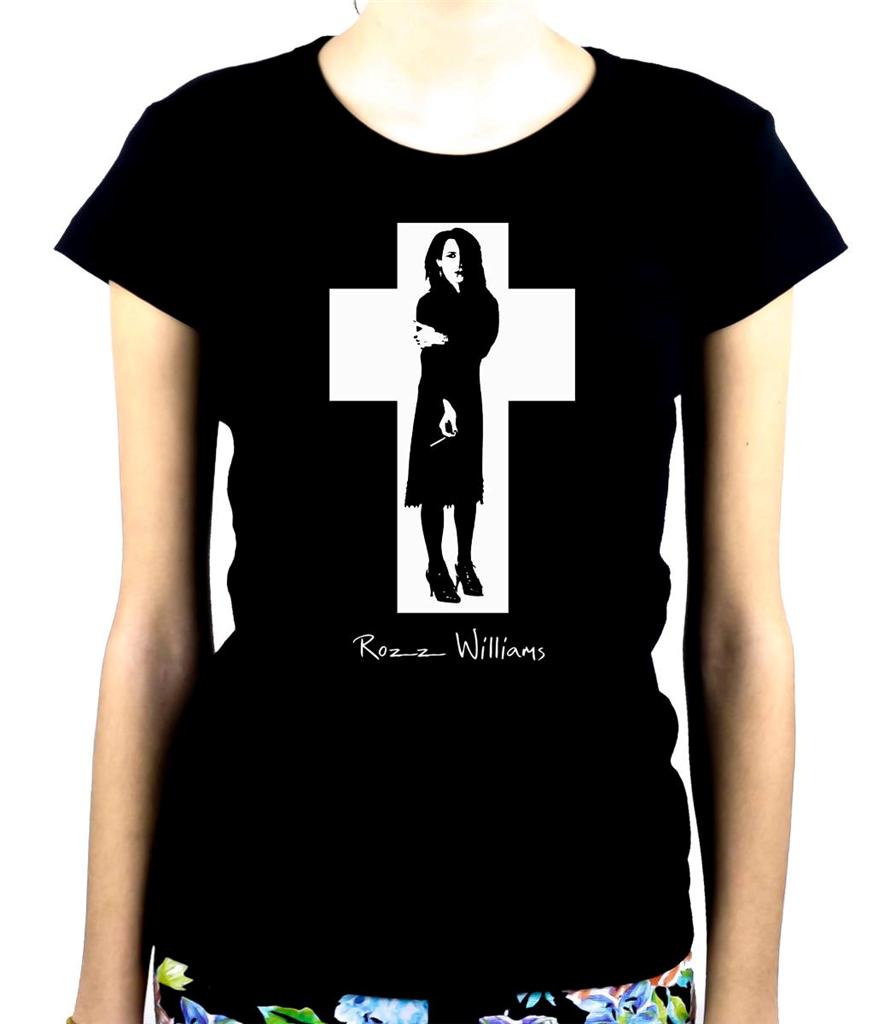 Rozz Williams Women's Babydoll Shirt Christian Death Shadow Project