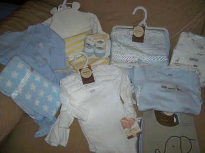 Cheap Newborn Baby  Clothes on Fall Winter Lot Newborn Layette Baby Boy Clothes Size Nb  172   Ebay