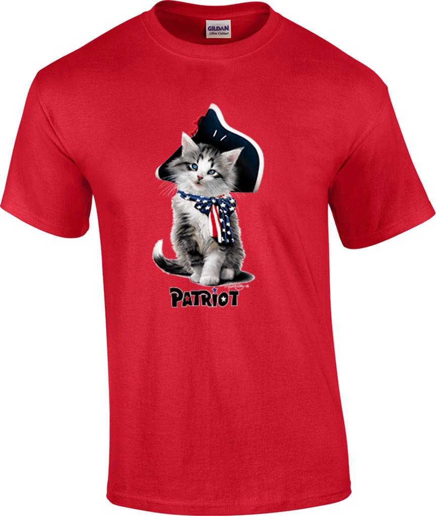 cat patriotic shirt
