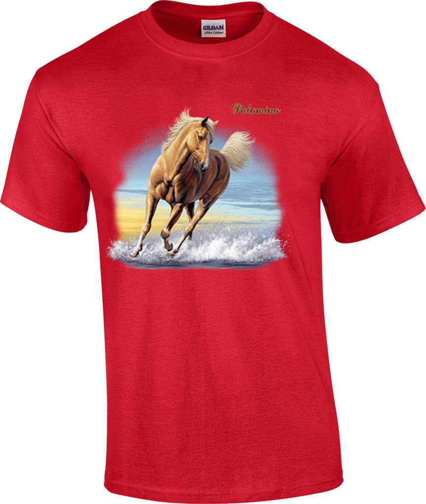 ALL AMERICAN OUTFITTERS PALOMINO HORSE WESTERN COWGIRL RODEO SHIRT #2195 