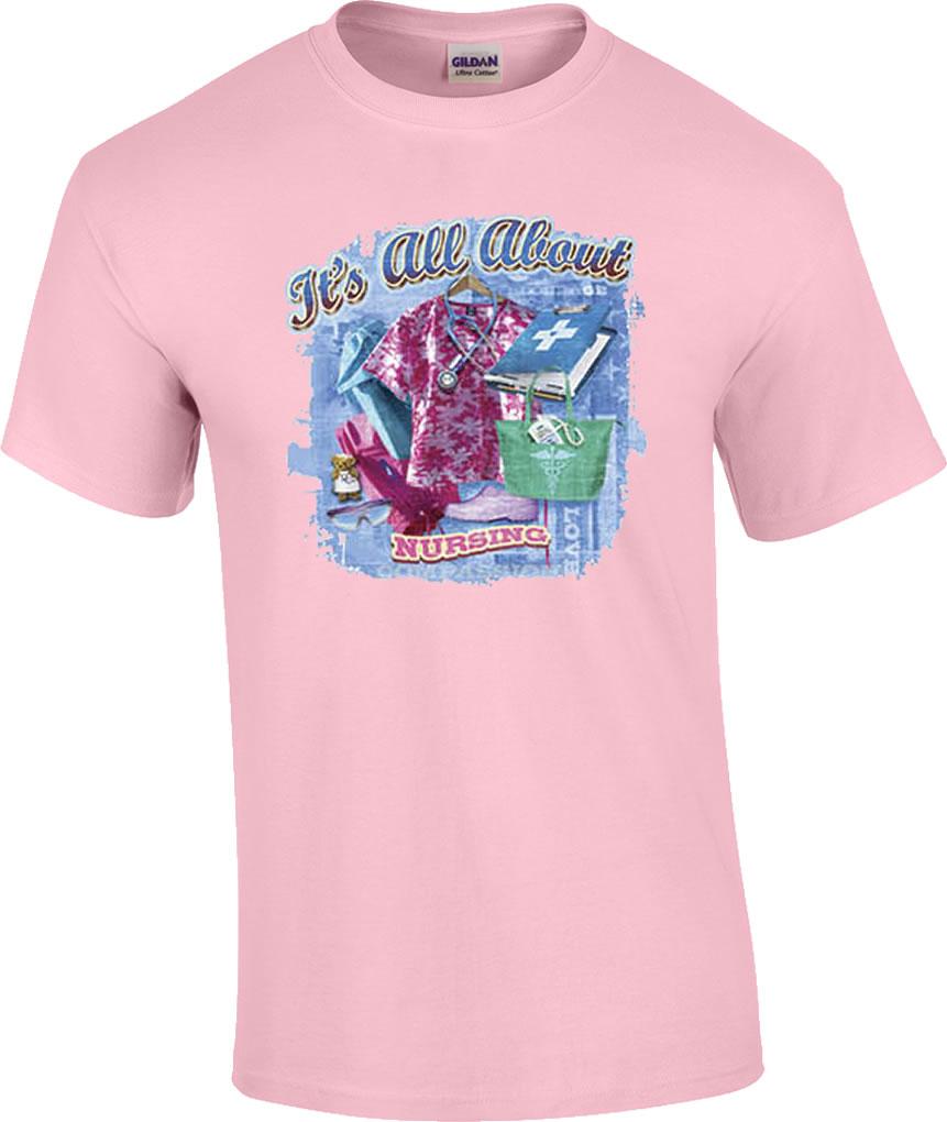 It's All About Nursing Scrub Nurse TShirt