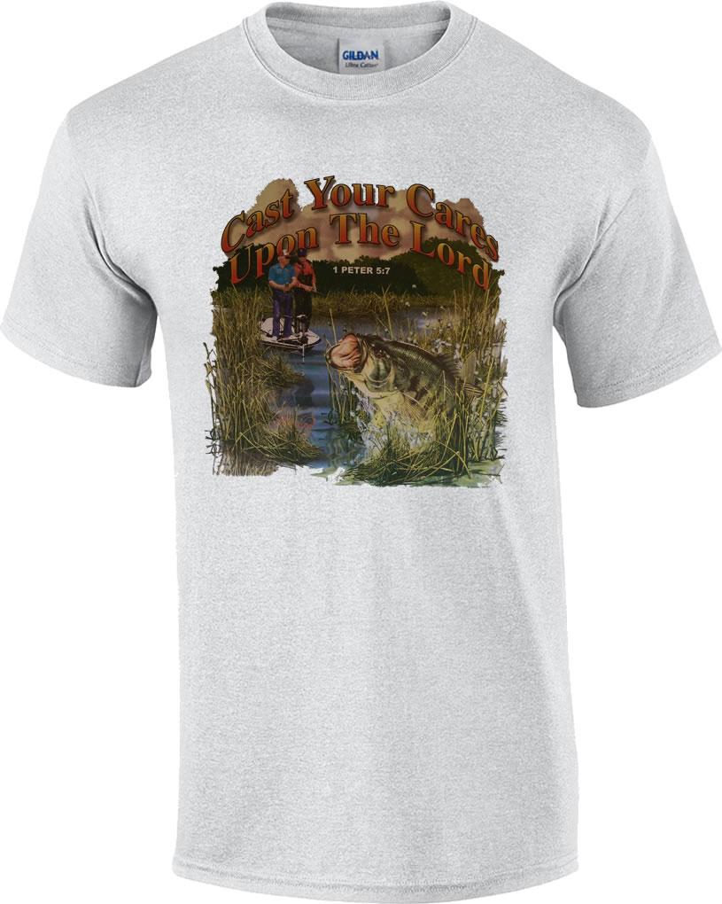 jesus fishing shirt