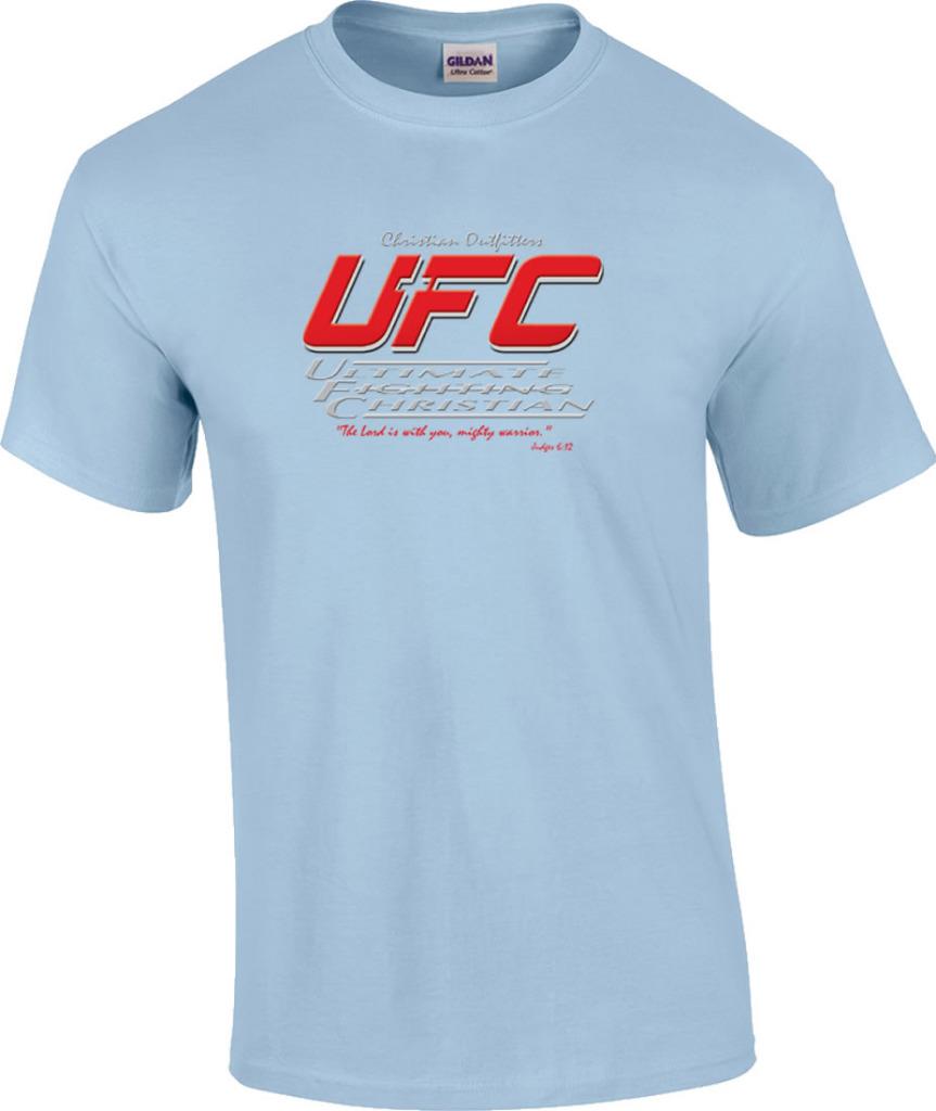 Ultimate Fighting Christian The Lord Is With You Mighty Warrior Judges T-Shirt