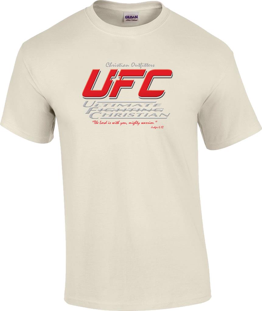 Ultimate Fighting Christian The Lord Is With You Mighty Warrior Judges T-Shirt