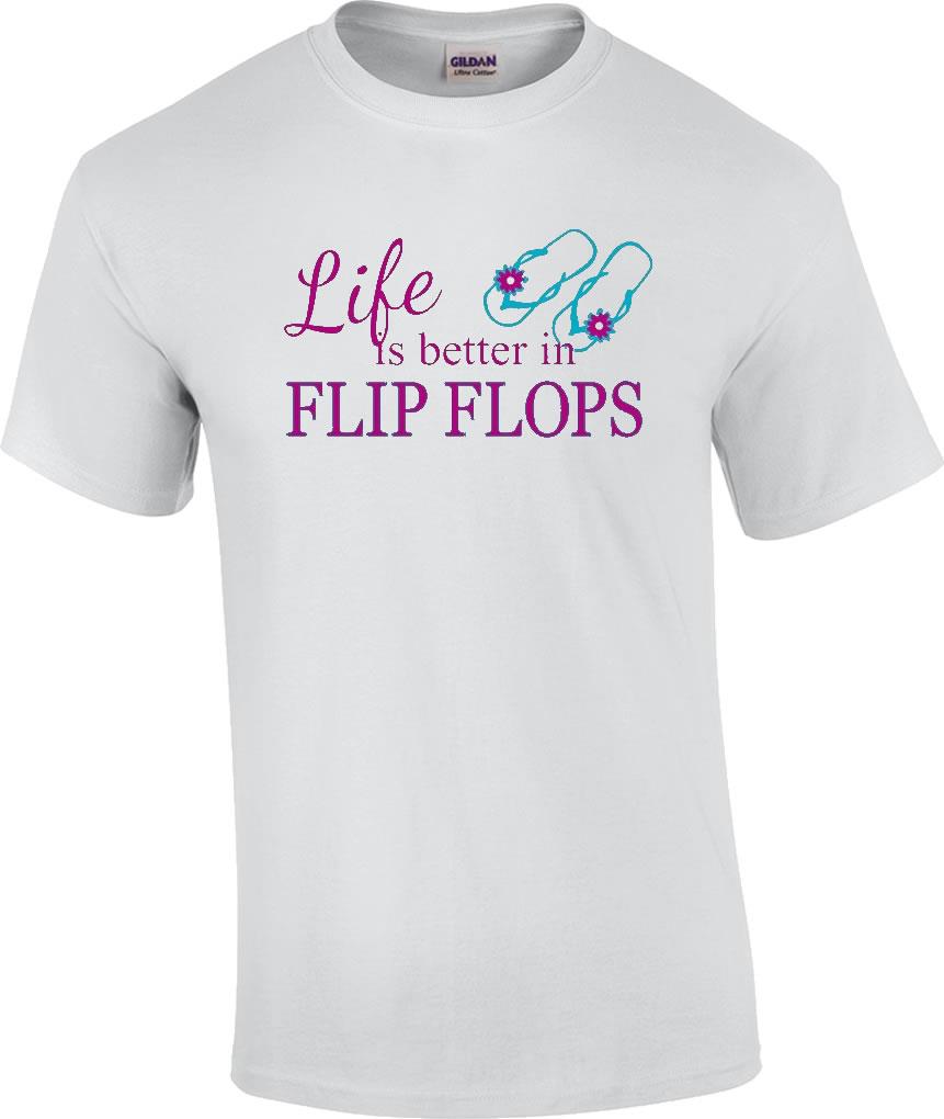 thumbnail 4 - Life Is Better In Flip Flops T-Shirt