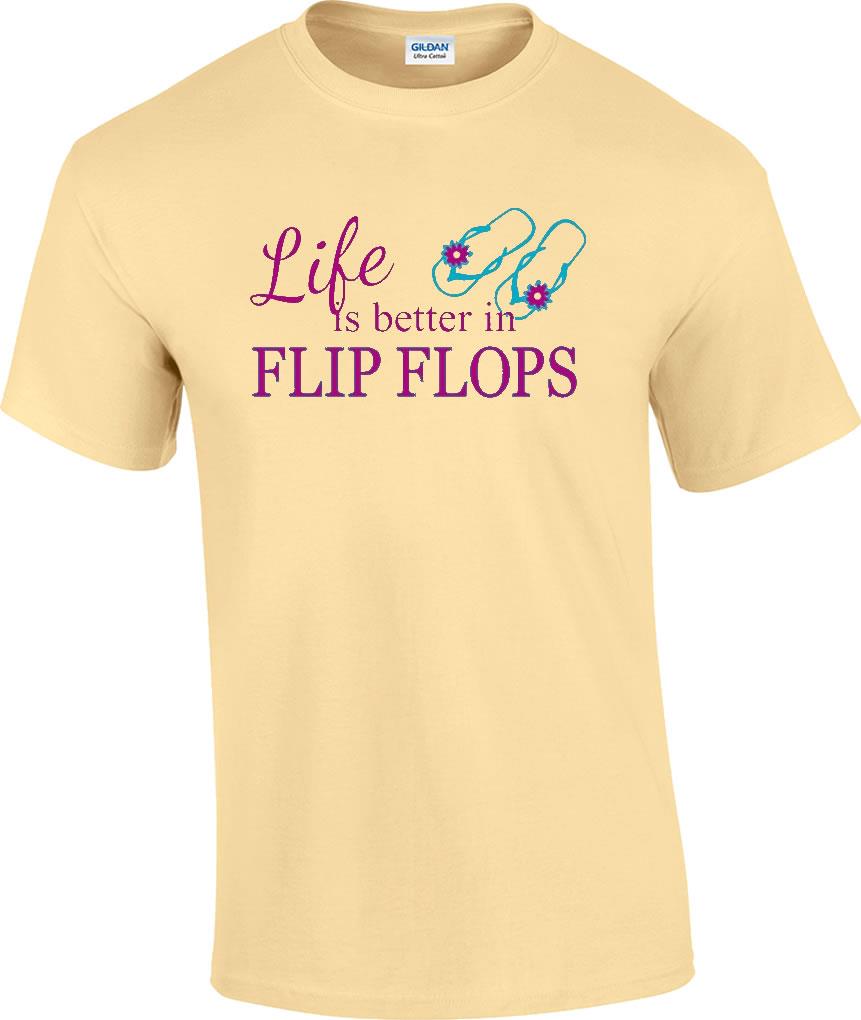 thumbnail 5 - Life Is Better In Flip Flops T-Shirt