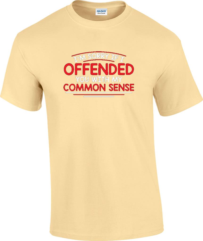 comic sense tshirt