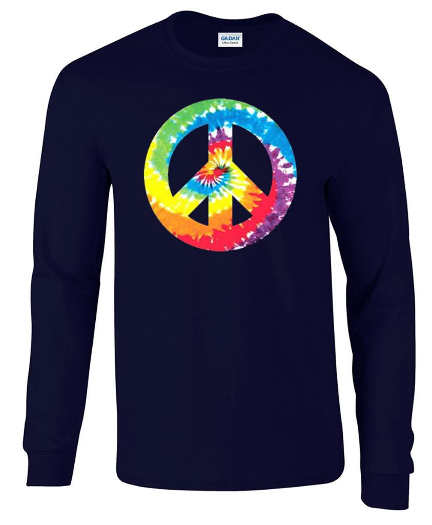 tie dye peace sign tshirt