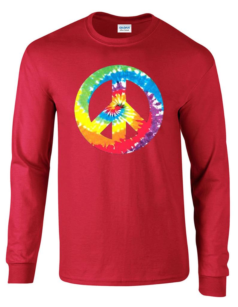 tie dye peace sign tshirt