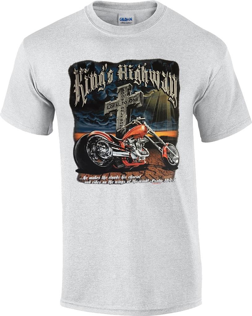 TALL Christian Kings Highway Loyal to One God's Only Son Jesus Religious T-Shirt - Picture 8 of 9