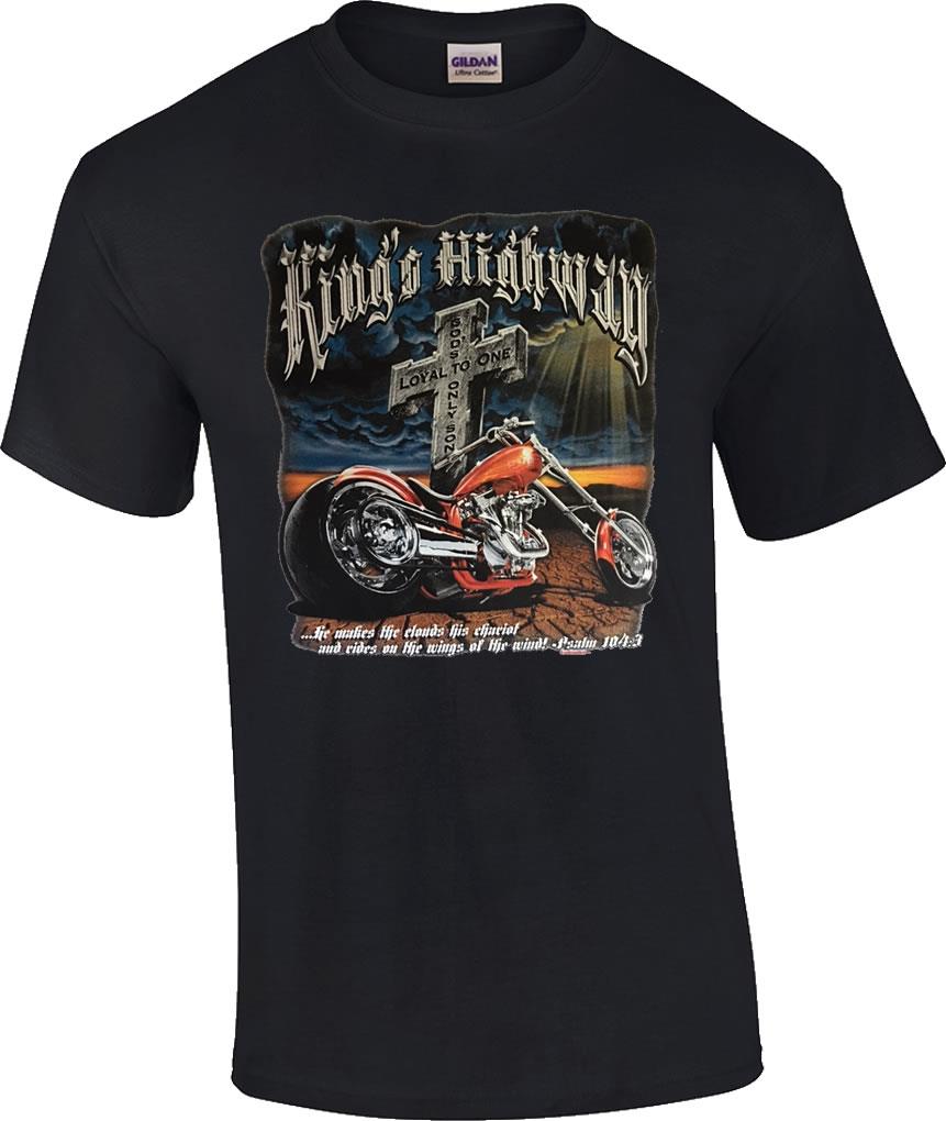 TALL Christian Kings Highway Loyal to One God's Only Son Jesus Religious T-Shirt - Picture 2 of 9