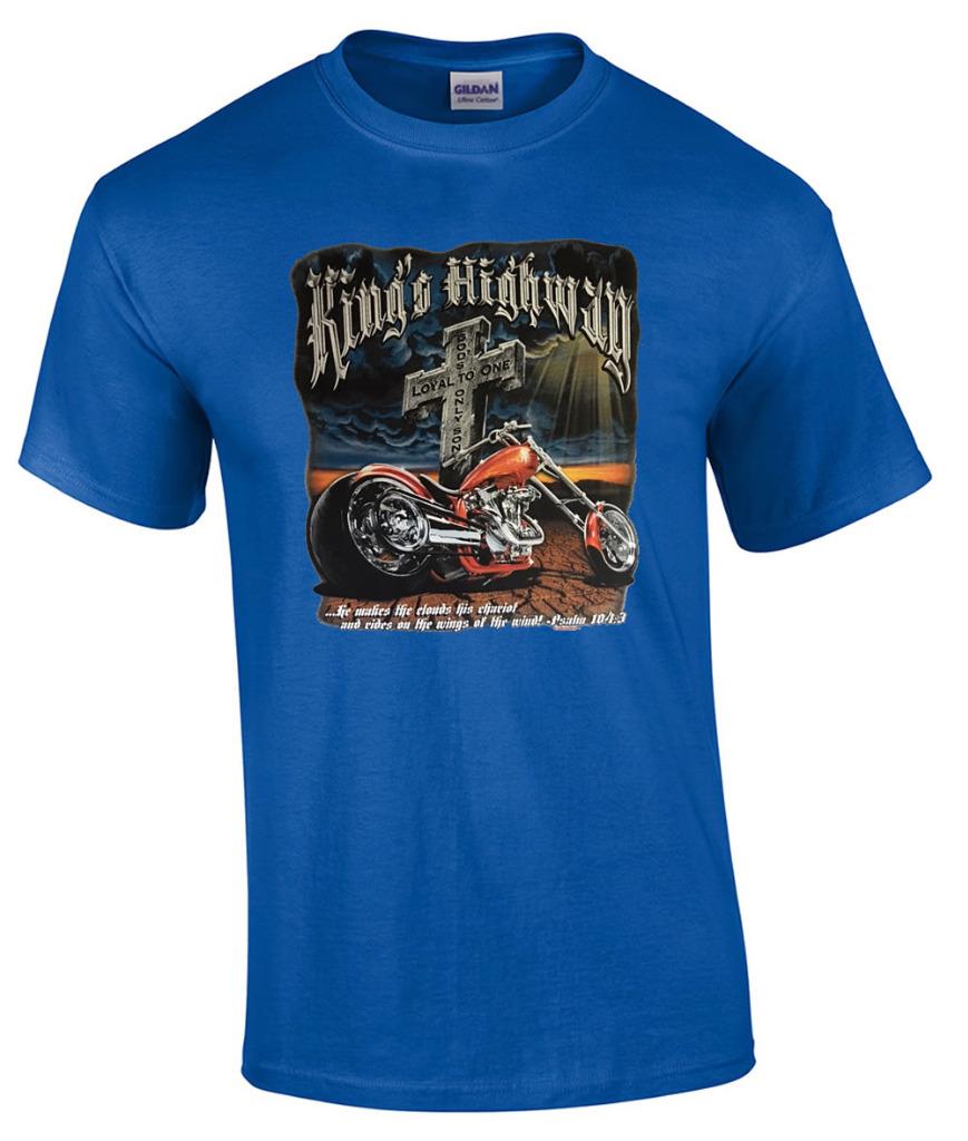 TALL Christian Kings Highway Loyal to One God's Only Son Jesus Religious T-Shirt - Picture 9 of 9