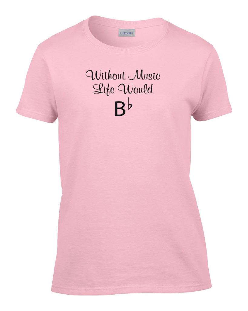 without music life would be flat t shirt