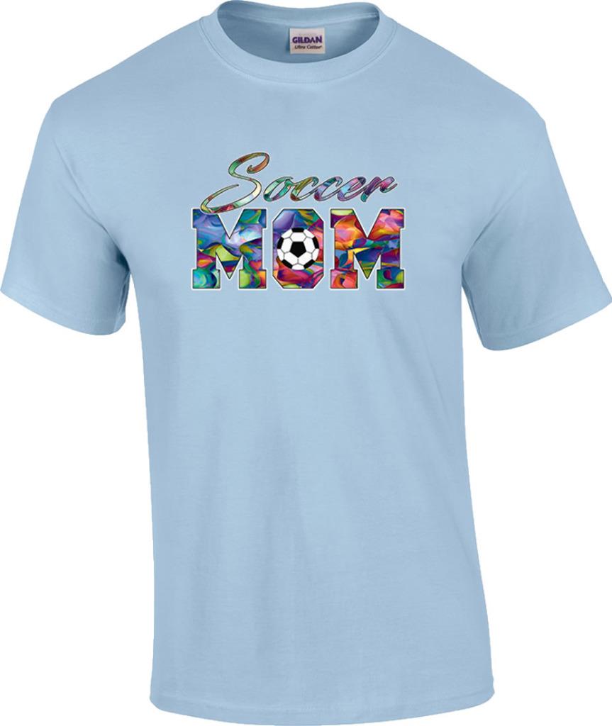 Soccer Mom Support Son Daughter Soccer Ball Team T-Shirt