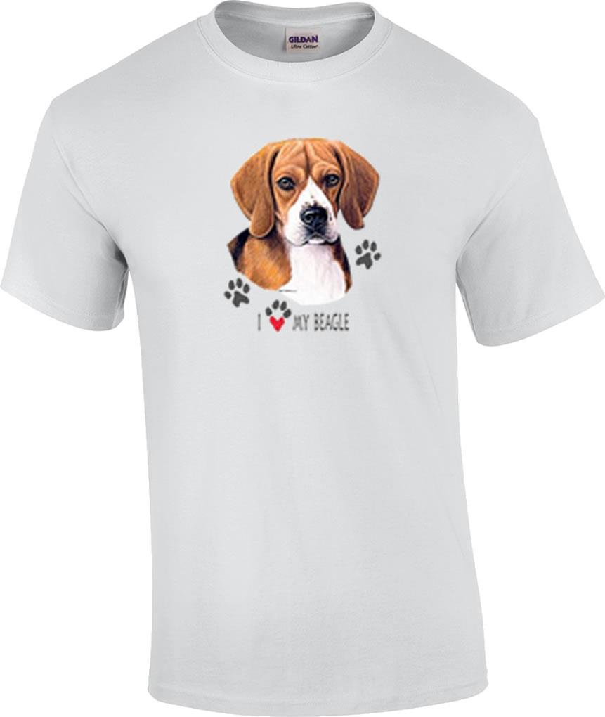 i love my beagle shirt