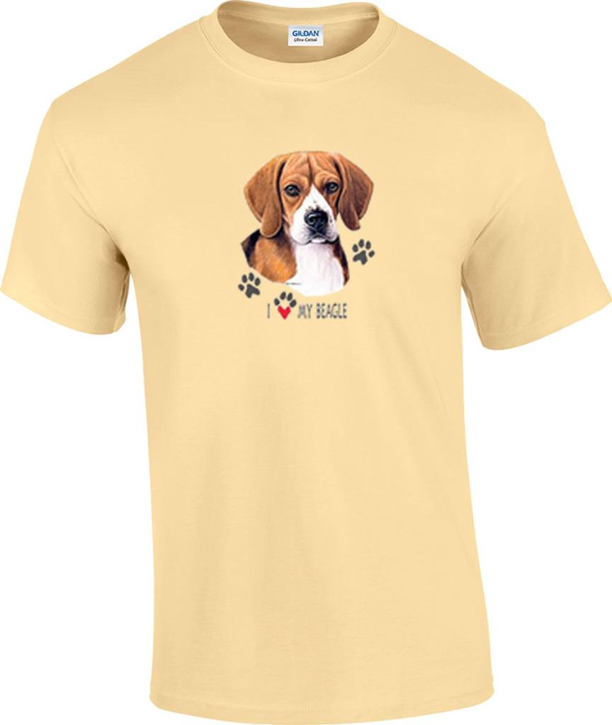 I Love My Beagle Dog T-Shirt | eBay