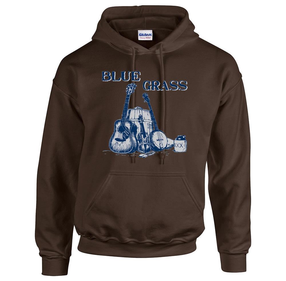 Blue Grass Fiddle Guitar Violin Banjo Music Hoodie Sweatshirt