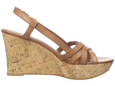 ralph lauren tan wedges