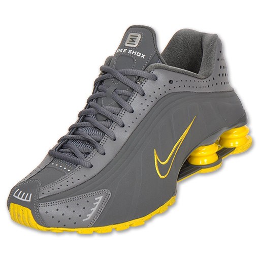 nike shox r4 black dynamic yellow