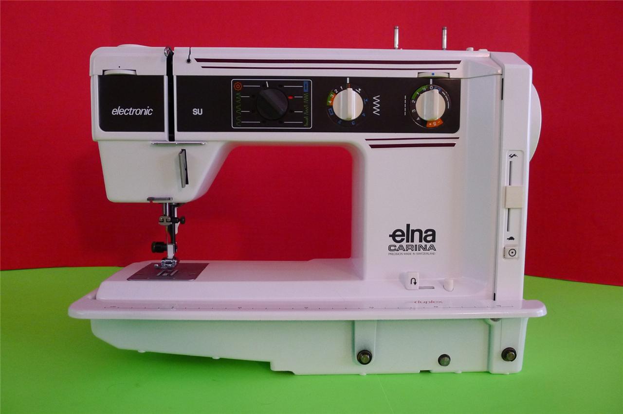 ELNA CARINA SU Electronic 66 Duplex Sewing Machine SWISS Quilt * ONE