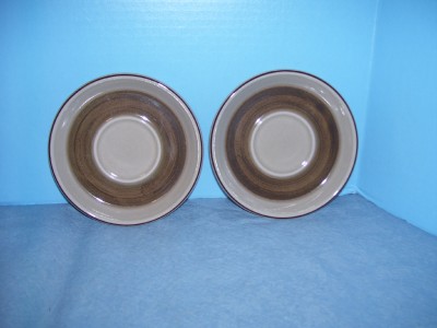 2 Bing & Grondahl Peru Saucer Plate Denmark B&G