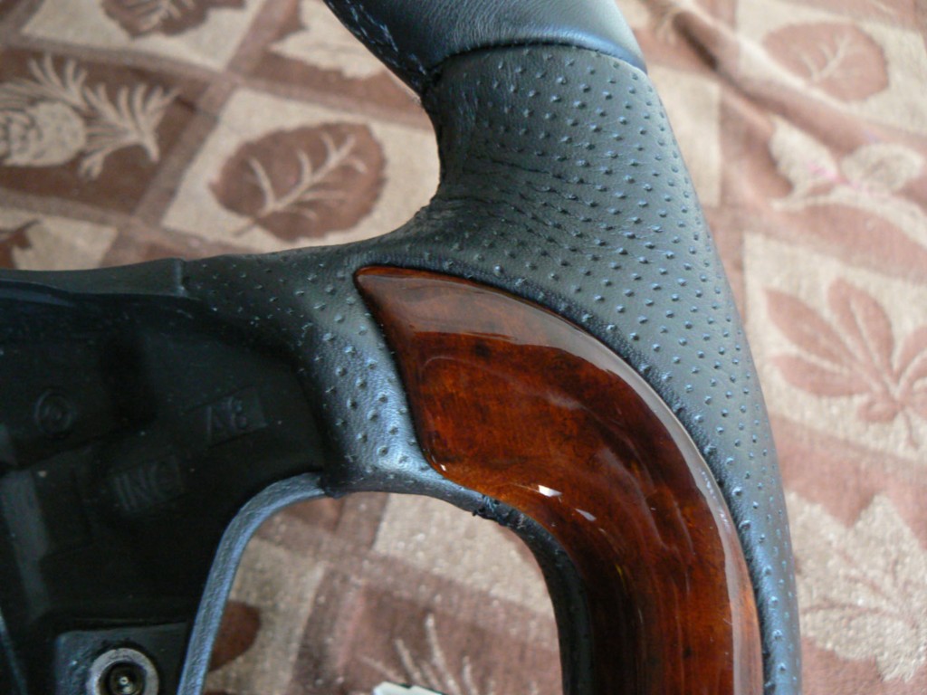 Bmw burl steering wheel wood #3