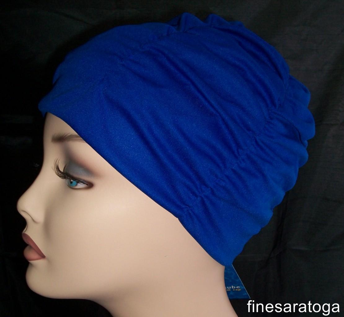 Ladies Swimming Hat Swim Cap Turban Elasticated 3401/2 eBay