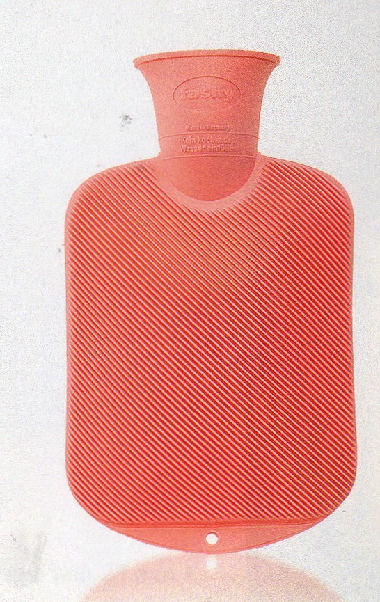 Childs Small Hot Water Bottle Blue Pink Single Ribbed eBay