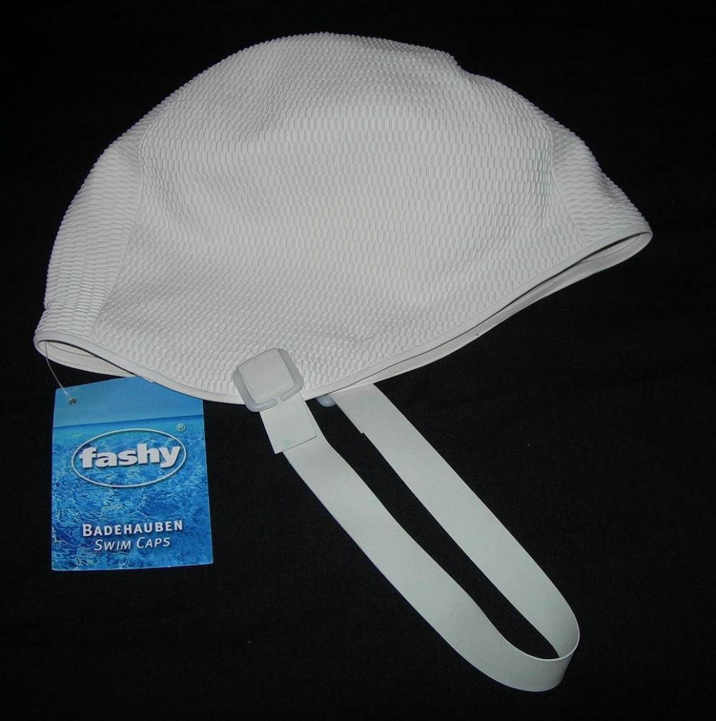 Childs Kids Swimming Hat Chin Strap Non Pull Fashy - Picture 6 of 7