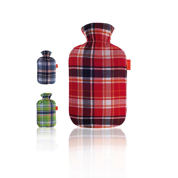 fashy-hot-water-bottle-with-tartan-cotton-cover-green-grey-red