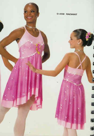 pink lyrical dance dress Lyrical Dance Costume Artstone Pink Ballet Leotard based Dress Radiant 459