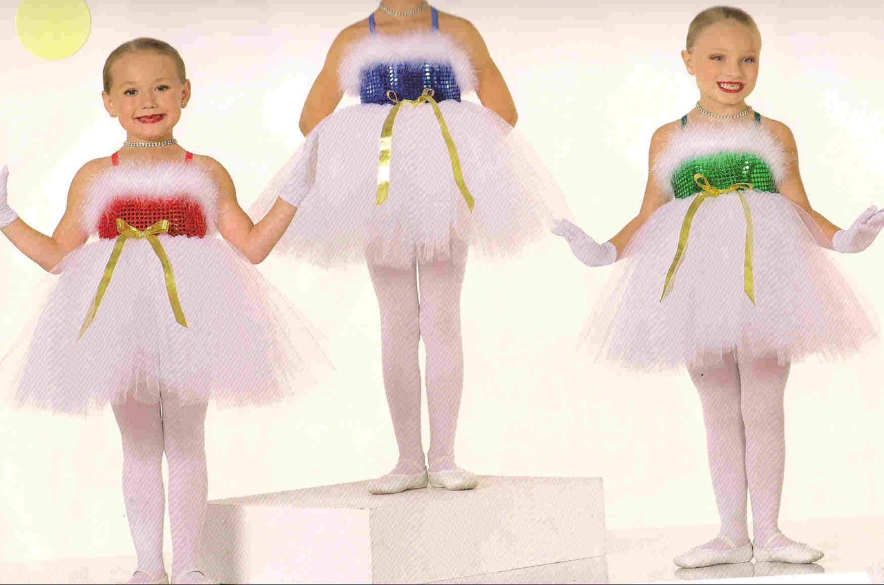 Powder Puff H169 Christmas Ballet Tap Pageant Recital Competition Dance