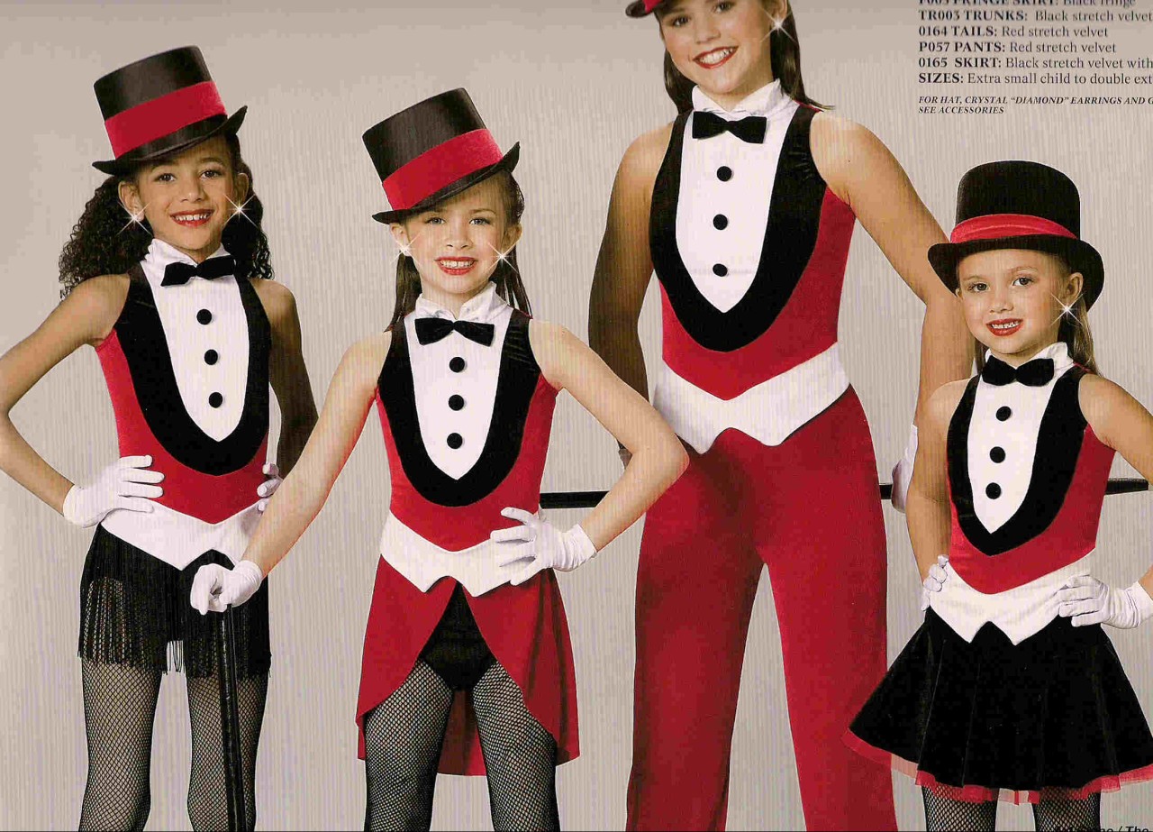 Struttin 163 Jazz Tap Competition Dance Costume Pageant Outfit Tuxedo