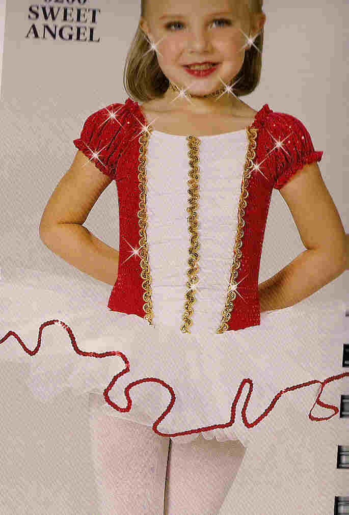 SWEET ANGEL 200 DANCE COSTUME BALLET LYRICAL DRESS TAP PAGEANT OUTFIT