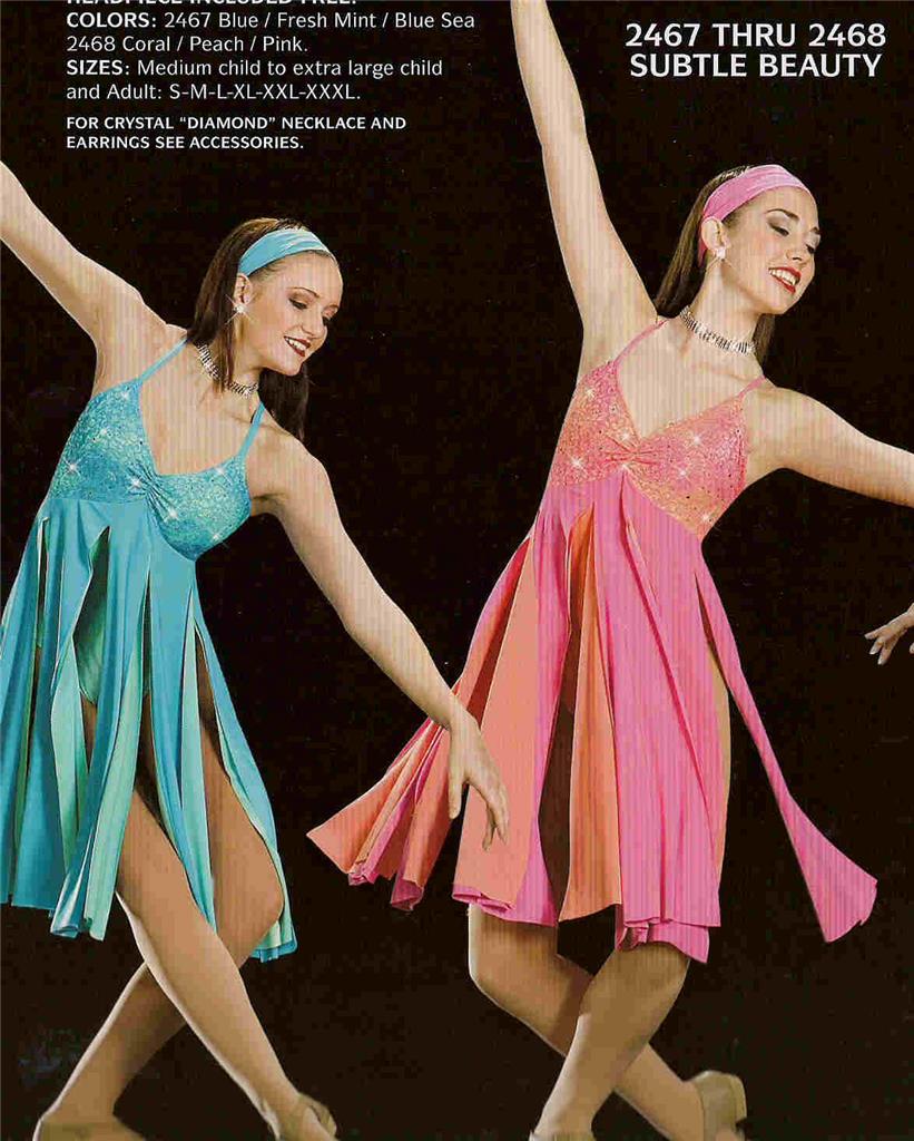 Lyrical Dance Costume Artstone Ballet dress Modern Subtle Beauty 2467