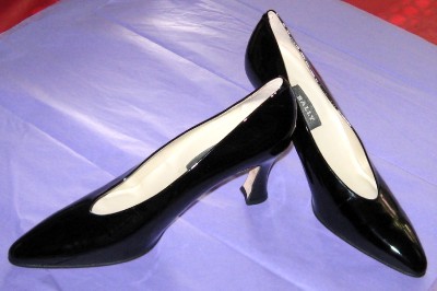 Bally Shoes   on Bally Made In Italy Black Patent Leather Shoes  9 N New