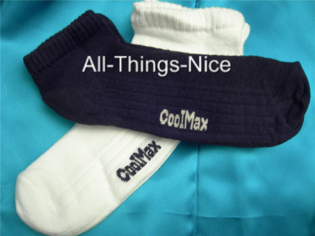 COOLMAX Mens UK6-11 Trainer Ankle Sports Gym Socks 6pr