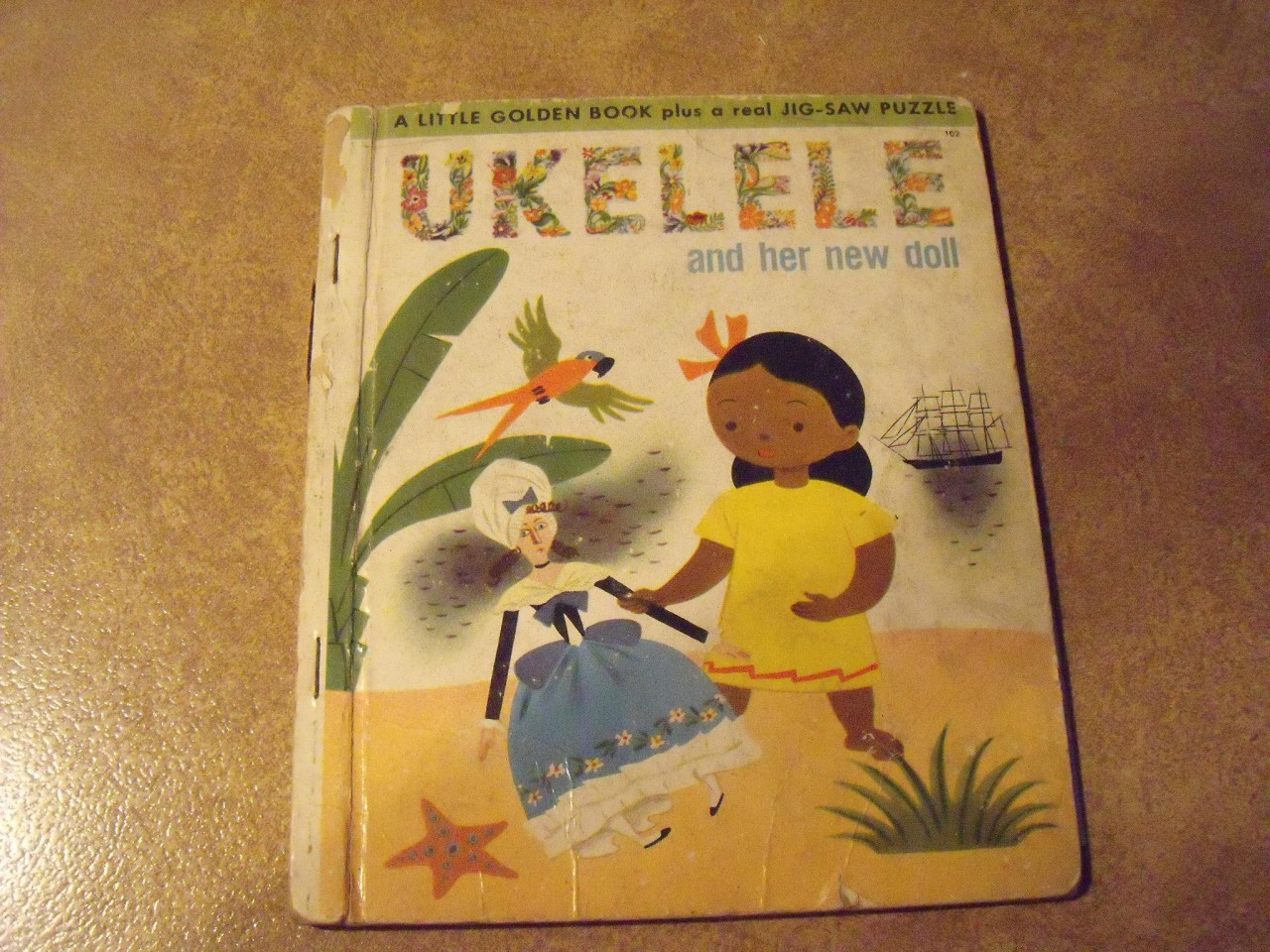 rare-little-golden-book-ukelele-her-new-doll-1951-ebay