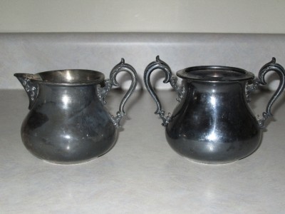 ANTIQUE SET OF E.G. WEBSTER & SON NEW YORK SILVERPLATE TEA ...