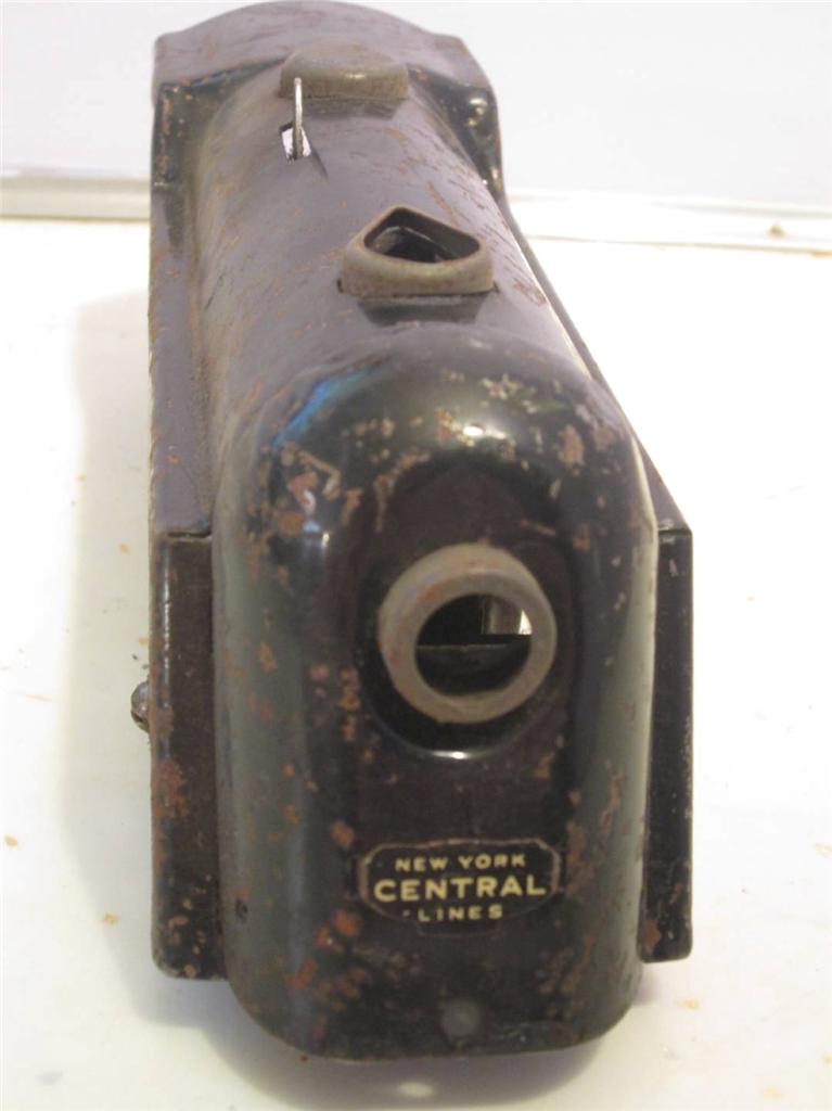  -LOCOMOTIVE-NEW-YORK-CENTRAL-LINE-O-SCALE-MODEL-TRAIN-BLACK-METAL