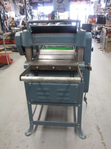 Reliant 15 Planer Dd37 220 Volt 60 Hz 3 Hp Sheridan Electric Dol