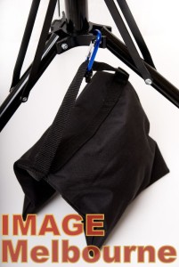 Sandbag clips to light / flash / backdrop stand - 6kg