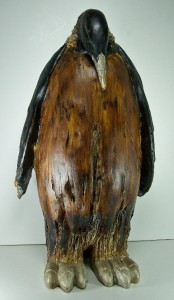 resin penguin statues