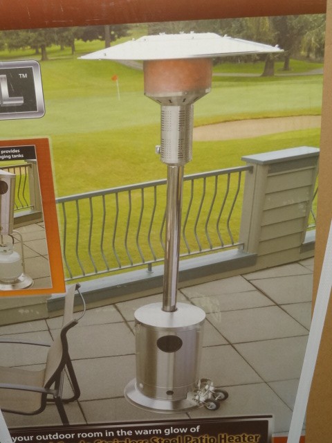 New Nexgrill Stainless Steel Patio Heater Commericial Grade 44 000